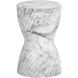 Cara 18.5 X 11.75 inch Marble Look / White Outdoor End Table